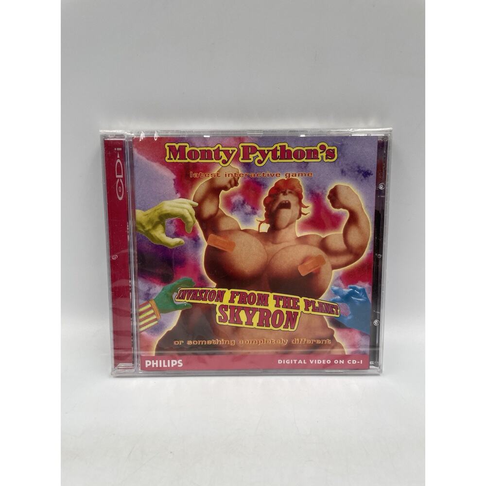1995 PHILIPS CD-I MONTY PYTHON INVASION FROM THE PLANET SKYRON GAME SEALED NEW